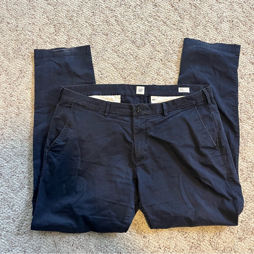 Men’s GAP Navy Straight Leg Dress Casual Pant Size 40x34